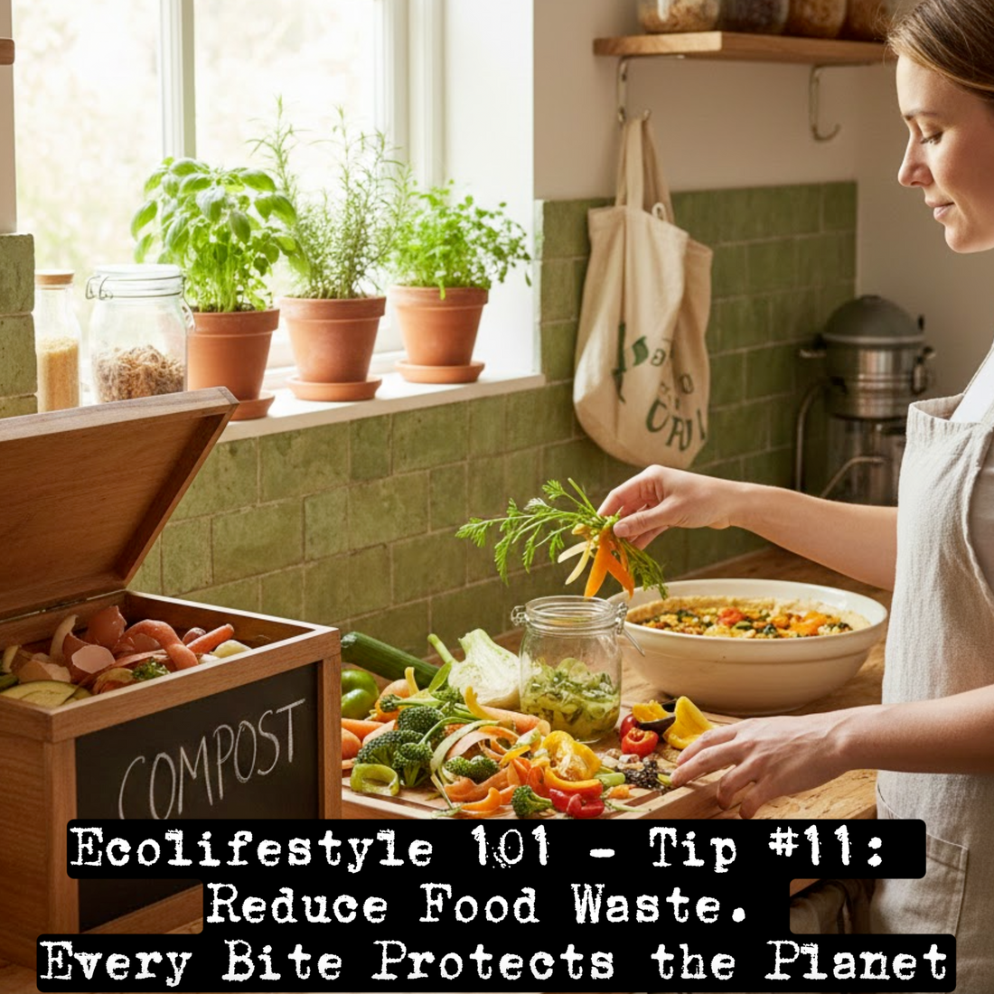 Tip #11: Reduce Food Waste. Every Bite Protects the Planet