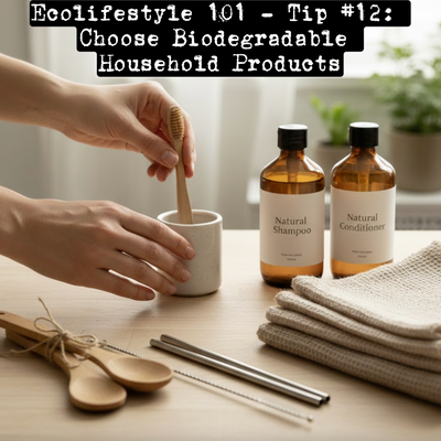 Tip #12: Choose Biodegradable Household Products