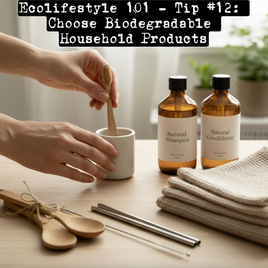 Tip #12: Choose Biodegradable Household Products