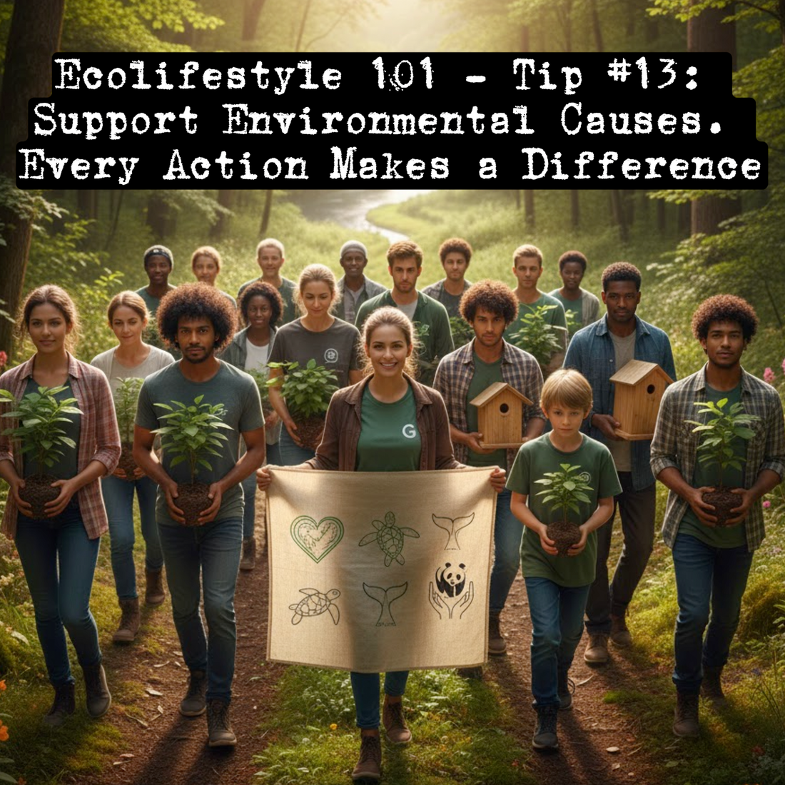 Tip #13: Support Environmental Causes. Every Action Makes a Difference