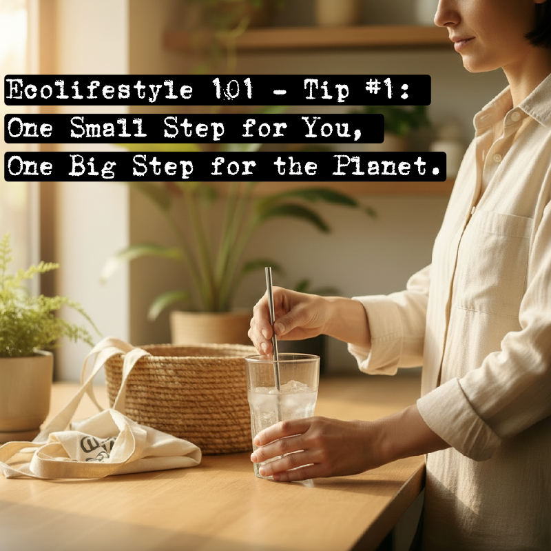 Tip #1 - One Small Step for You, One Big Step for the Planet.