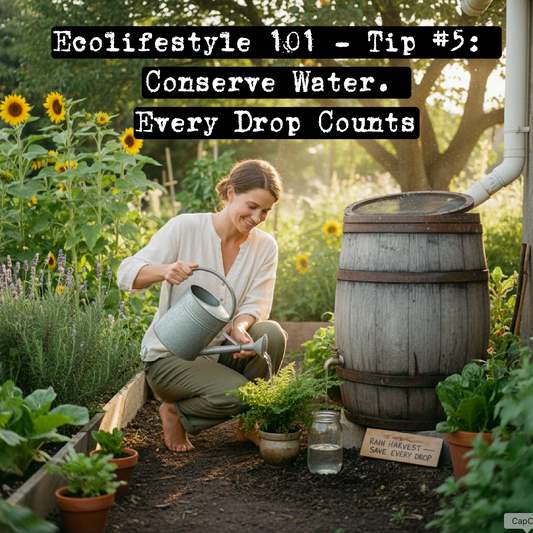 Tip #5 - Conserve Water. Every Drop Counts