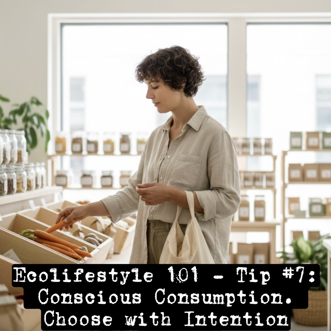 Tip #7 - Conscious Consumption. Choose with Intention